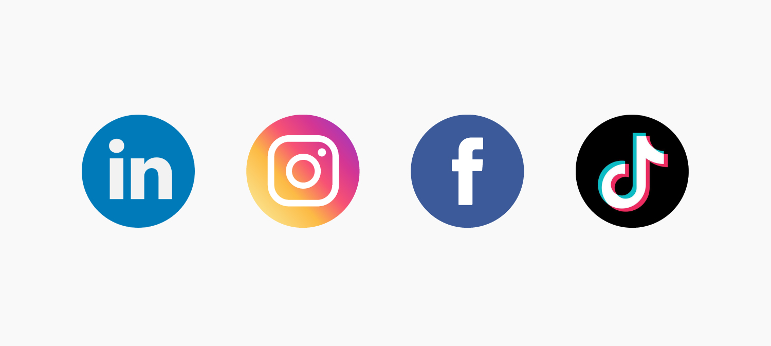 votre publicité sur Instagram, LinkedIn, Tiktok et Facebook