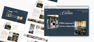 La couronne à Henri-Chapelle : refonte du site web de l'hôtel-restaurant