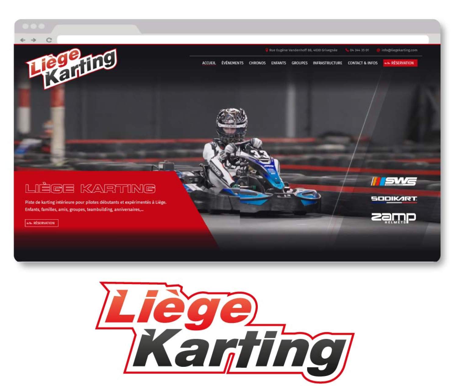 Liège Karting – Réservez, consultez vos classements et vivez la course en ligne